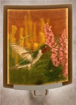 Sweet Nectar Colored Night Light by The Porcelain Garden