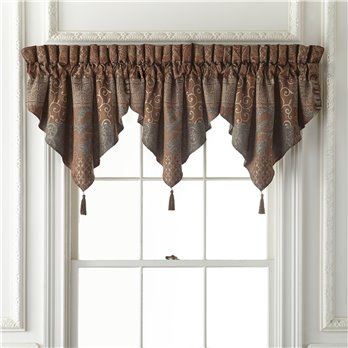 Galleria Brown Ascot Valance 40x21