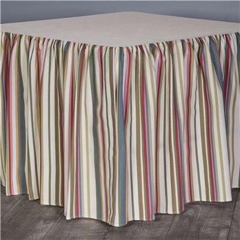 Hillhouse Stripe Full 15" Bed skirt