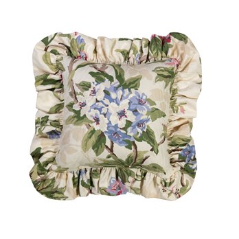 Hillhouse Square Pillow - Floral 14" Ruffled