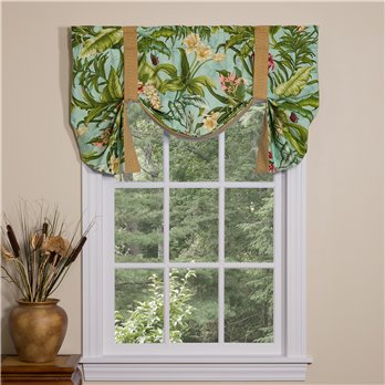 Wailea Coast Bloom Tie Up Curtain