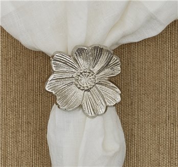 Metal Flower Napkin Ring