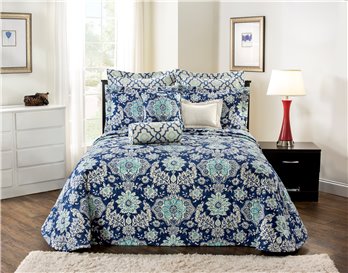 Belmont Harbor King Bedspread