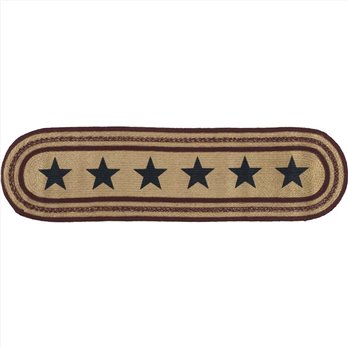 Potomac Jute Runner Stencil Stars 13x48