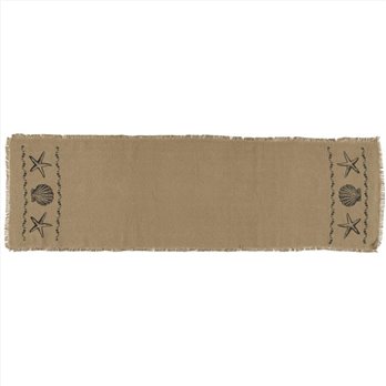 Sandy Tan Burlap Runner 13x48