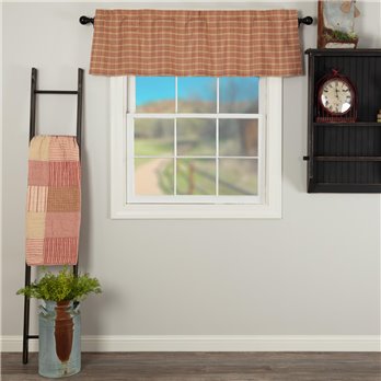 Sawyer Mill Red Plaid Valance 16x60