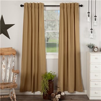 Simple Life Flax Khaki Panel Set of 2 84x40