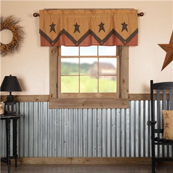 Stratton Primitive Star Valance Layered 20x60