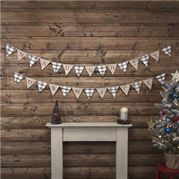 Amory Naughty Or Nice Banner Set of 2 10ft