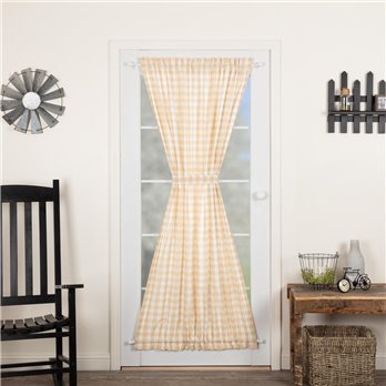 Annie Buffalo Tan Check Door Panel 72x40