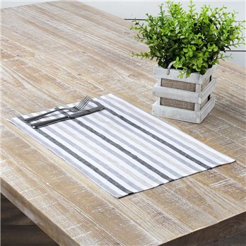 Blake Grey Placemat Set of 6 12x18