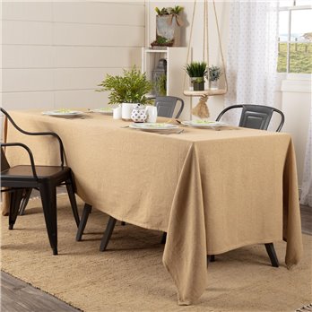 Burlap Natural Table Cloth 60x120