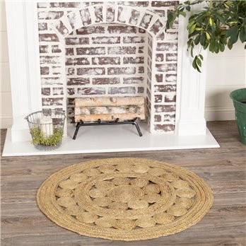 Celeste Jute Rug 3ft Round