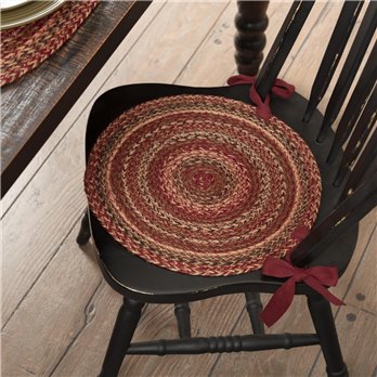 Cider Mill Jute Chair Pad 15 inch Diameter Set of 6