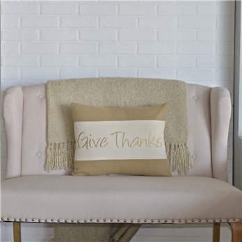 Give Thanks Pillow 14x18