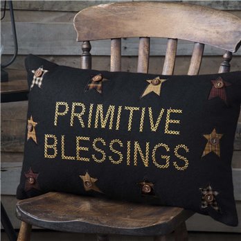 Heritage Farms Primitive Blessings Pillow 14x22