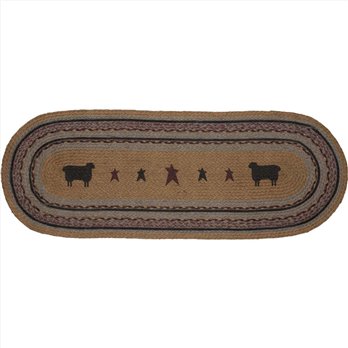 Heritage Farms Sheep Jute Runner 13x36