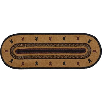 Heritage Farms Star Jute Runner 13x36