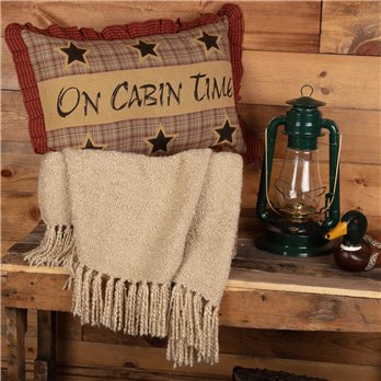 Dawson Star On Cabin Time Pillow 14x22
