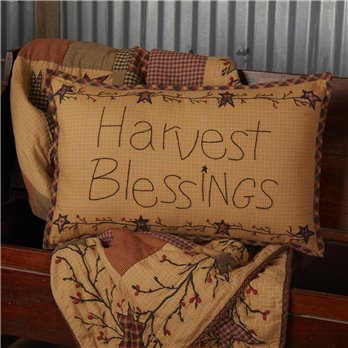 Heritage Farms Harvest Blessings Pillow 14x22