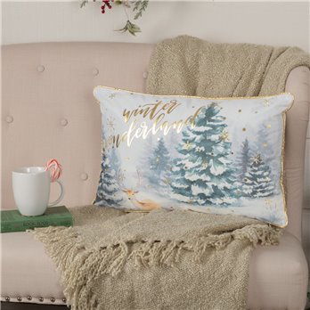 Winter Wonderland Pillow 14x22