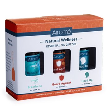 Airomé Natural Wellness Essential Oil Set (3X 10ml) 100% Pure
