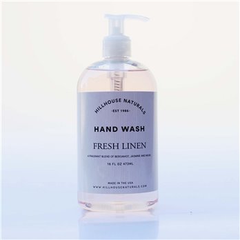 Fresh Linen Hand Wash 16 oz by Hillhouse Naturals