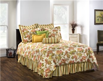 Luxuriance Full Comforter Set (w/15" Bedskirt)