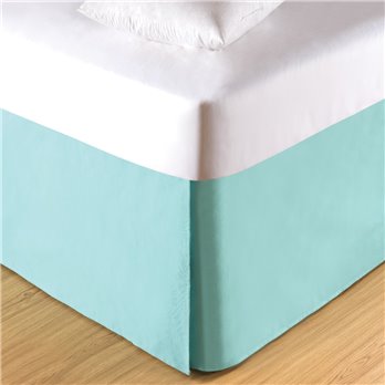 Aqua King Bed Skirt