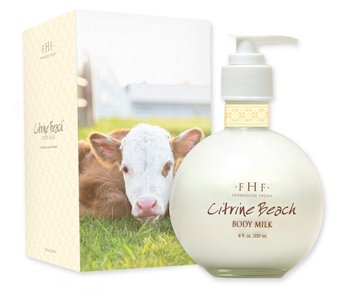 Farmhouse Fresh Citrine Beach Body Milk Lotion Pump Top (8 oz)