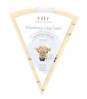 Farmhouse Fresh Blueberry Chia Seed Whole Milk Bar Soap