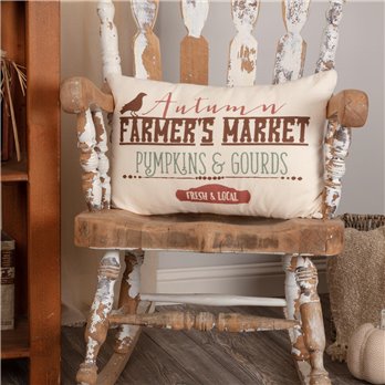 Farmer's Market Harvest Pillow 14x22