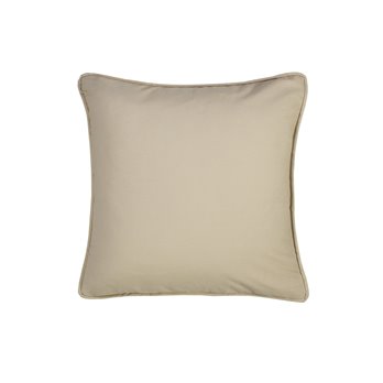 On Course Solid Tan Square Pillow