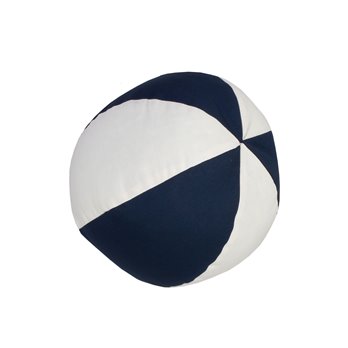 On Course Beach Ball Pillow - Navy/White