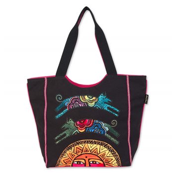 Laurel Burch Over the Sun Dogs Large Scoop Tote
