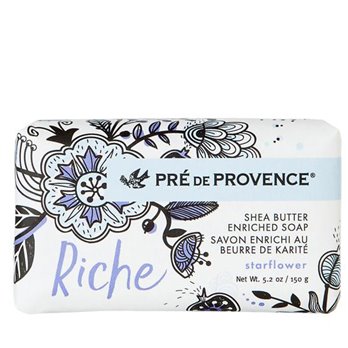 Pre de Provence Riche Starflower Shea Butter Vegetable Soap 150 g