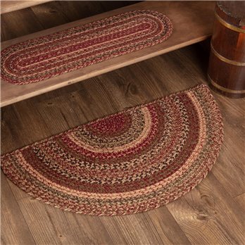 Cider Mill Jute Rug Half Circle 16.5x33