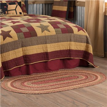 Cider Mill Jute Rug Oval w/ Pad 36x60