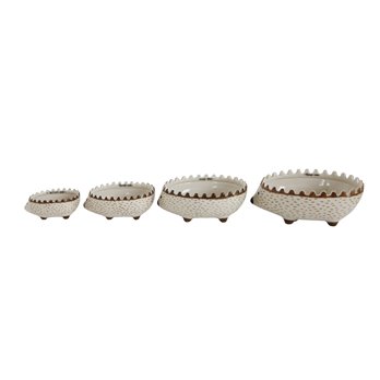 Hand Painted Stoneware Hedgehog Measuring Cups (Set of 4 Sizes)