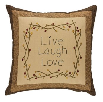 Live Laugh Love 18" Pillow
