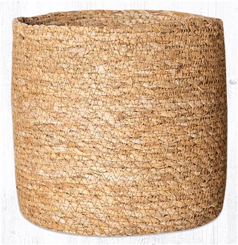 Natural Sedge Grass Braided Basket 6"x6.5"