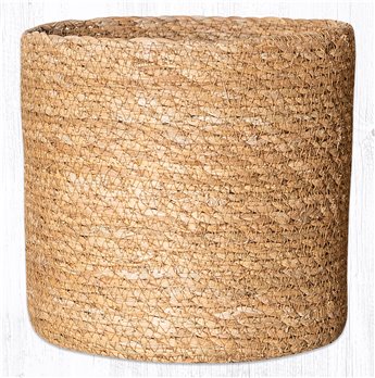 Natural Sedge Grass Braided Basket 7"x7.5"