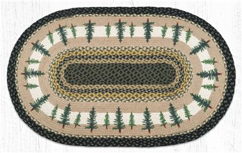 Tall Timbers Oval Braided Rug 27"x45"