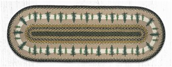 Tall Timbers Oval Braided Rug 2'x6'