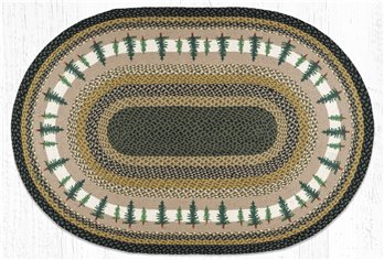 Tall Timbers Oval Braided Rug 2'x8'