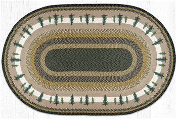 Tall Timbers Oval Braided Rug 4'x6'