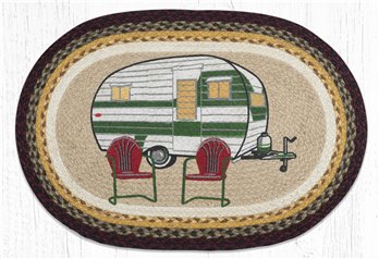 Camper Oval Braided Rug 20"x30"