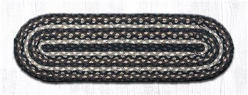 Mocha/Frappuccino Oval Braided Stair Tread 27"x8.25"