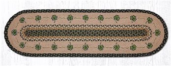 Shamrock Oval Braided Runner 13"x48"