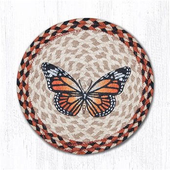 Monarch Printed Round Braided Trivet 10"x10"